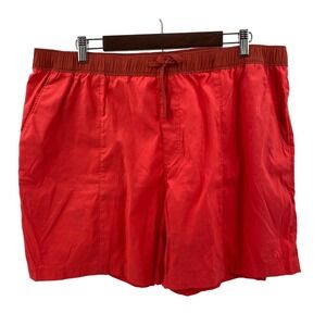 The North Face Shorts Mens XL Red Pull On Everyday Casual Activewear Gym